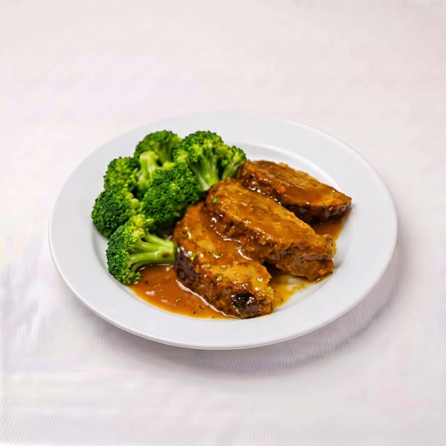 Homemade All Beef Meatloaf.