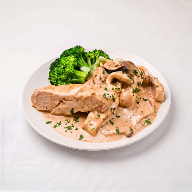 Skillet Mushroom Chicken.