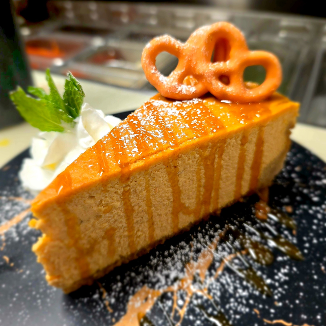 Pumpkin Cheesecake.