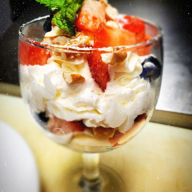 Ghirardelli White Chocolate Mouse.